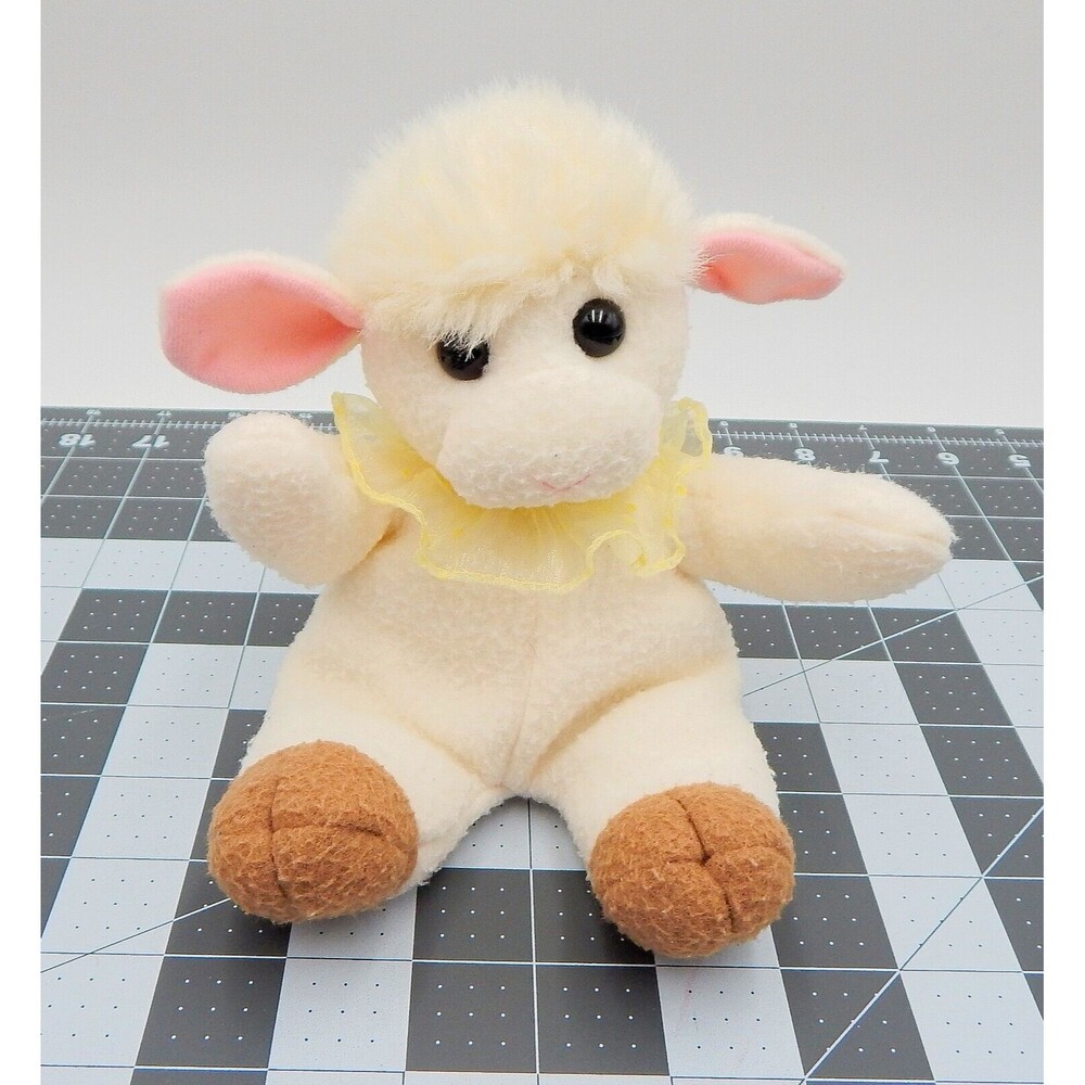 Cuddle Wit White Lamb Sheep Plush Stuffed Animal 8 Inch